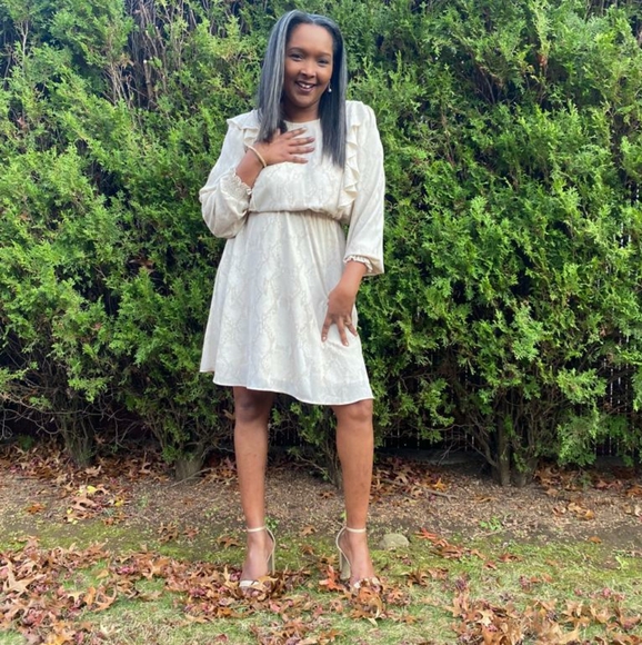 Banana Republic Print Riffle Dress - Picture 3 of 7